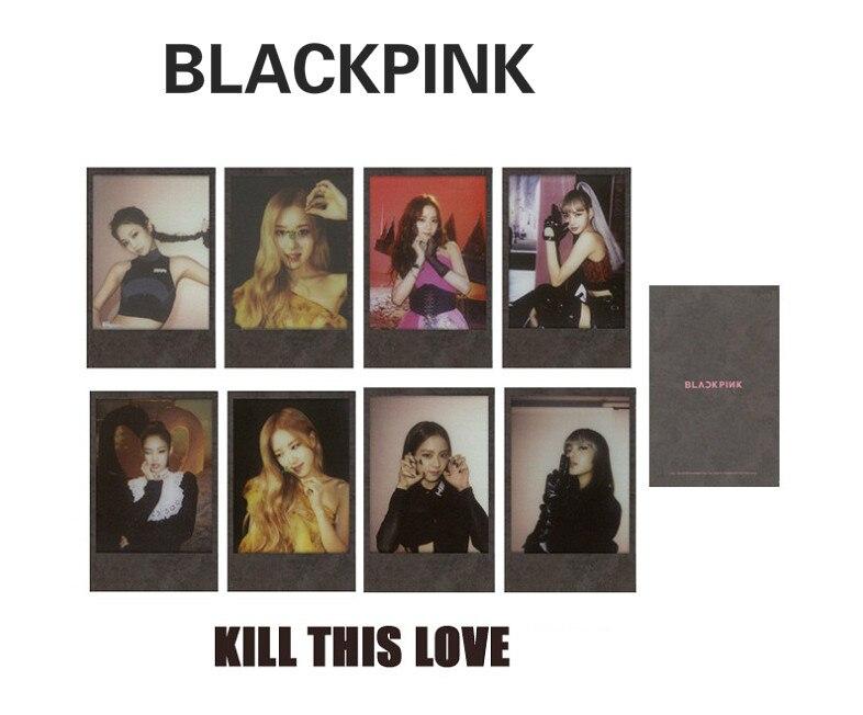 [MYKPOP]BLACKPINK: KILL THIS LOVE Photo Card 8pcs/Set, KPOP Fans Collection SA19071502