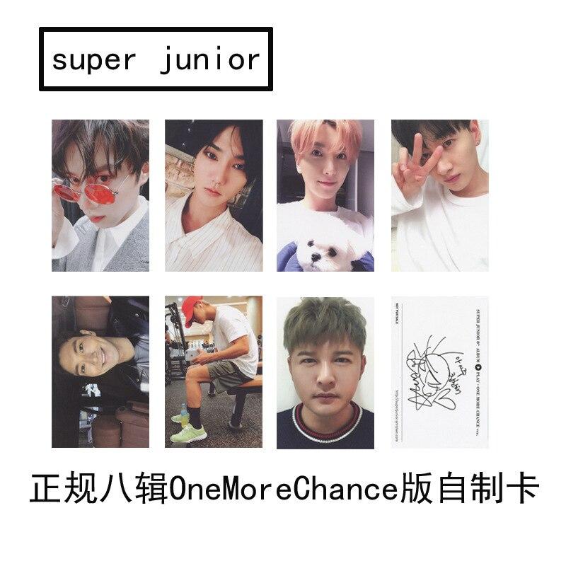 [MYKPOP]SUPER JUNIOR SJ PLAY On More Chance Album Photo Card KPOP Fans Collection 7pcs/set SA18050912