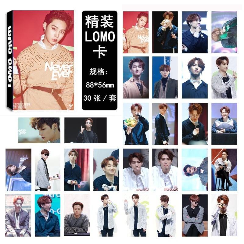 [MYKPOP]GOT7 JB LOMO Cards Paper Photo Card HD Photocard SA18030317