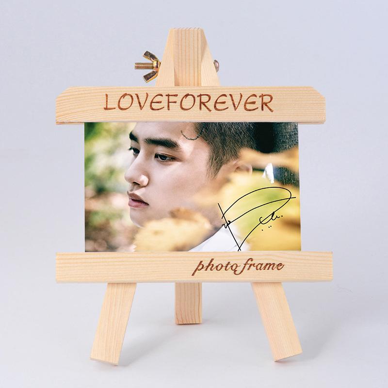 [MYKPOP]EXO DO Wood Frame + Photo PLANET4 KPOP Fans Collection SA18090307
