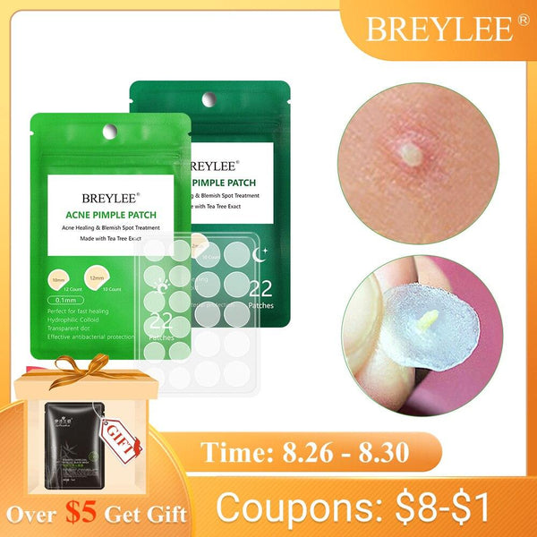BREYLEE Acne Remover Patch Anti Acne Blackhead Pimple Blemish Treatment Sticker Skin Care Mask Facial Tools 22 Patches