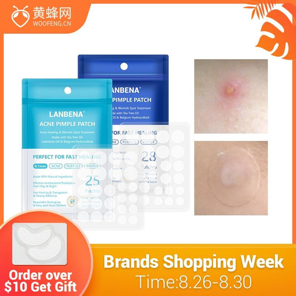 LANBENA Face Mask Acne Treatment Facial Mask Skin Care Acne Pimple Remover Tools Patches Stickers Black Mask Peeling Face Masks