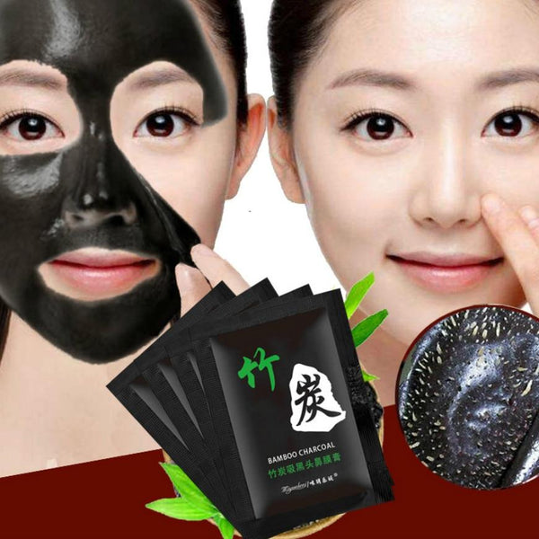 2019 Hot Bamboo Charcoal Blackhead Remove Facial Masks Deep Cleansing Purifying Peel Off Black Nud Facail Face Masks