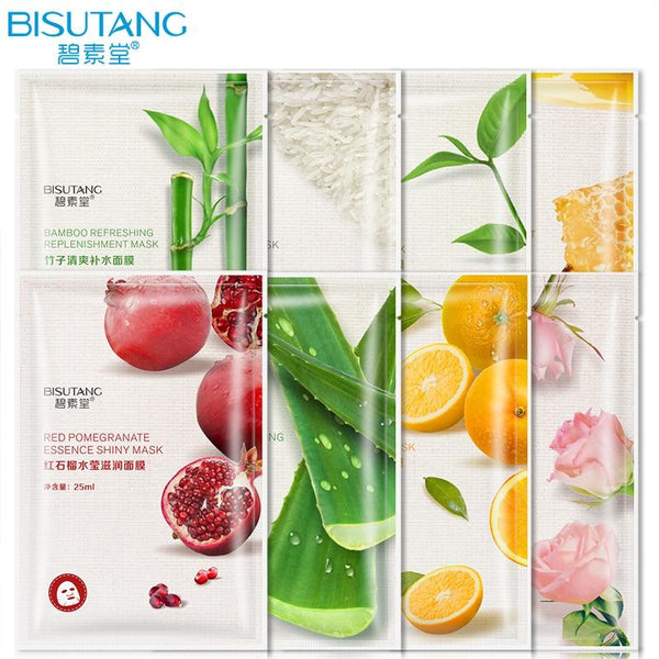 New Fresh Fruit Plant Essence Masks Lasting Moisturizing Oil Control Blackhead Remover Wrapped Mask New Face Mask Facial Care