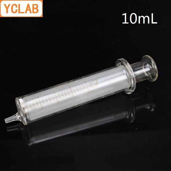 YCLAB 10mL Glass Syringe Injector Ink Sampler with Needle Laboratory C ...