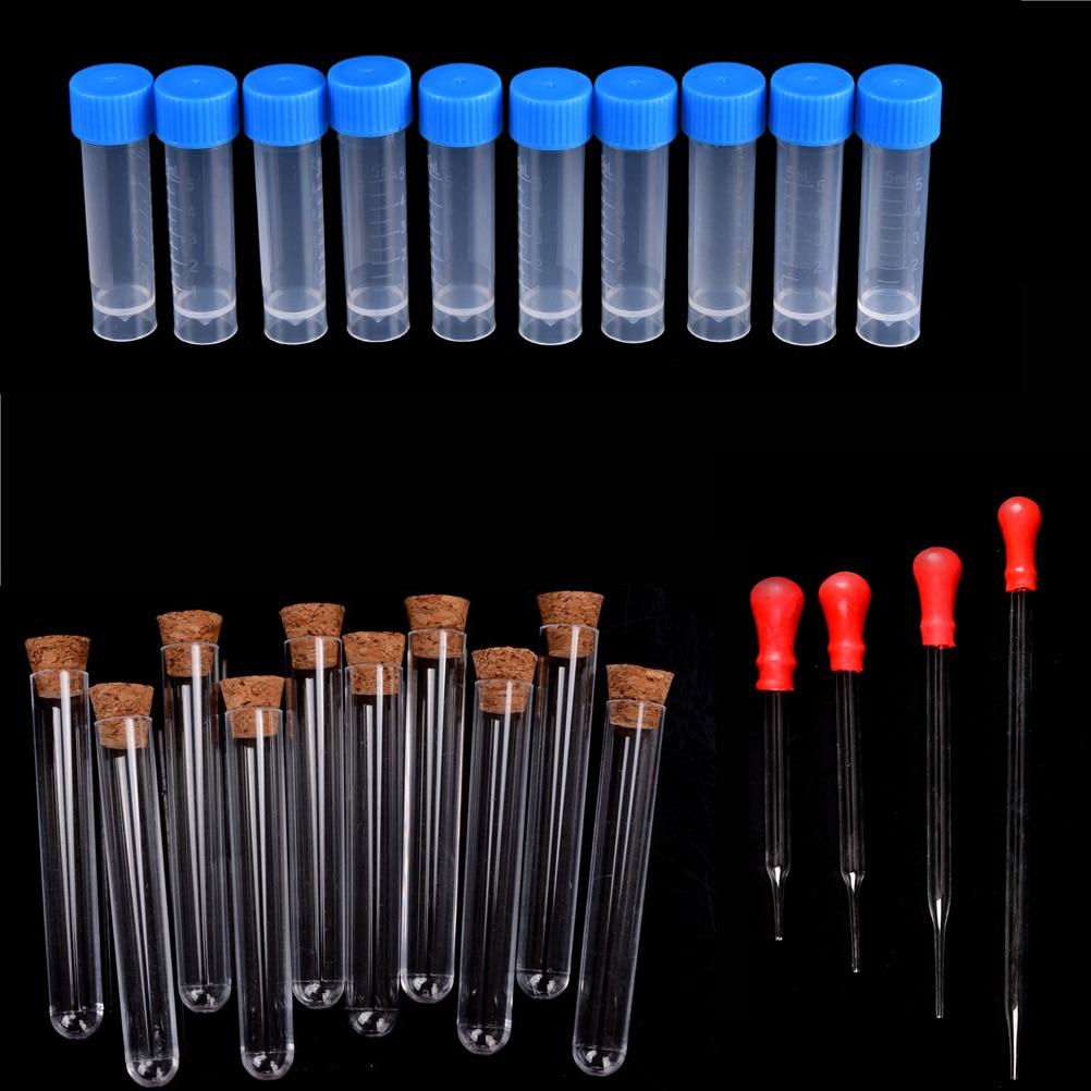 2Pcs 9cm/10cm/12cm/15cm/20cm Durable Long Glass Experiment Medical Pipette Dropper Transfer Pipette Lab Supplies With Red Rub