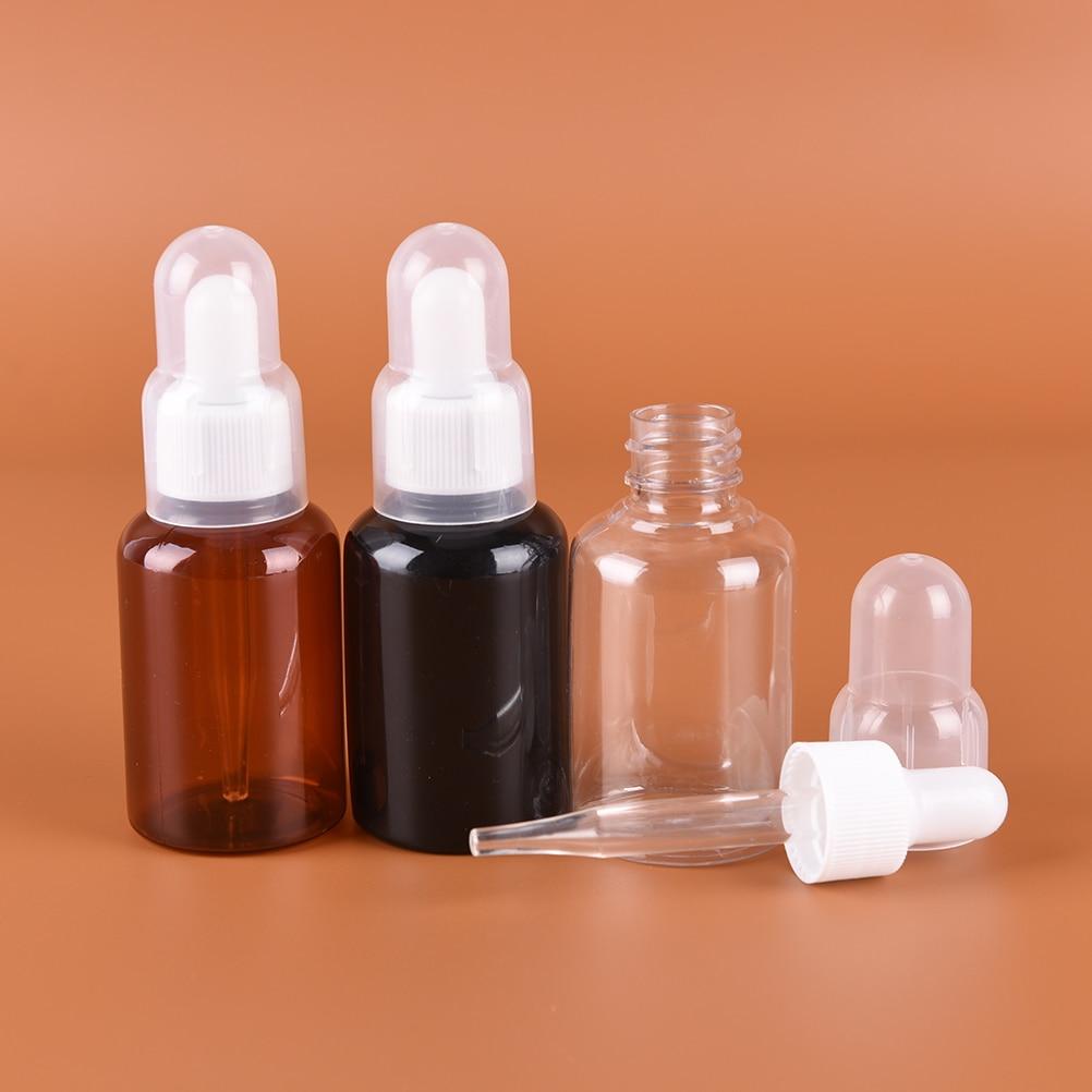 50ML Amber PET Liquid Reagent Pipette Bottle Eye Dropper for storing chemistry laboratory chemicals perfumes and colognes