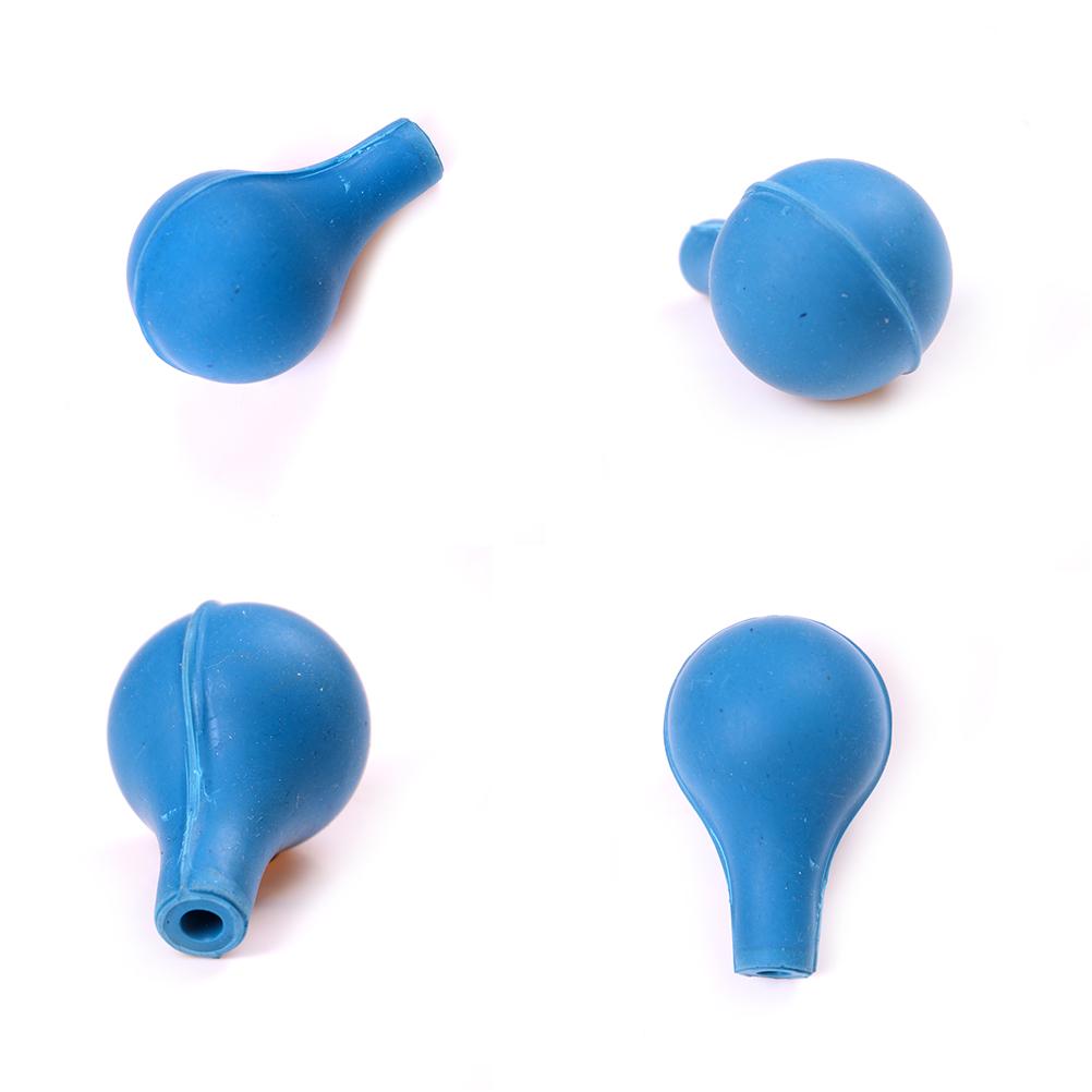 New 1pcs Blue Rubber Pipette Filler Bulb For 2ml 5ml 10ml Glass Pipette Laboratory Dropper Cap Accessories