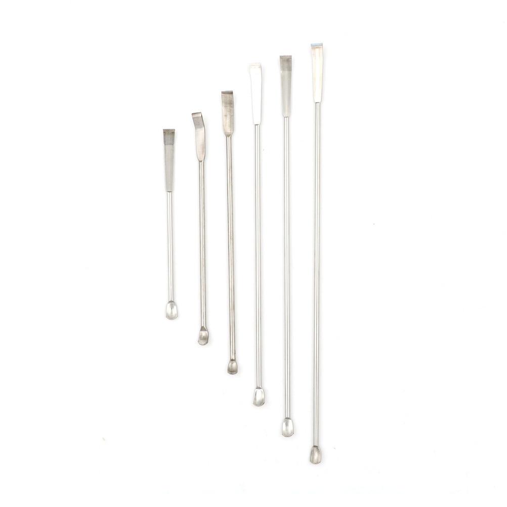 10cm-22cm Medicinal Spoon Stainless Steel Spatula Shovel Head Experiment Pharmacy Lab Use