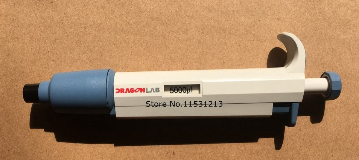 Dragon lab Single-channel Fixed Volume TopPette Pipette Pipettor Pipet 5ul/10/20/50/100/500ul/1000/2000ul/5000ul, get 30pcs tips