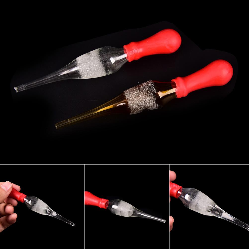 1 Pcs Red 30ml Glass Dropper White Brown Scale Glass Pipettes Glassware Laboratory Rubber Head Transfer Dropper