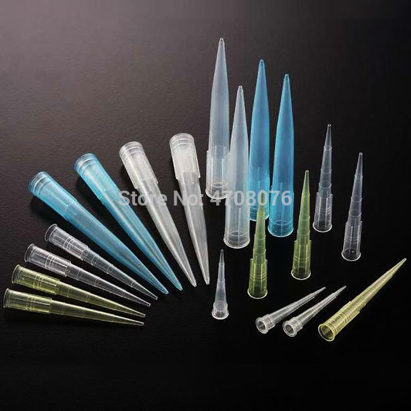 10ul-200ul-1000ul-5ml-10ml PP Pipette Tips Disposable Plastic Micro Tip Polypropylene tube for lab transfer liquid standard