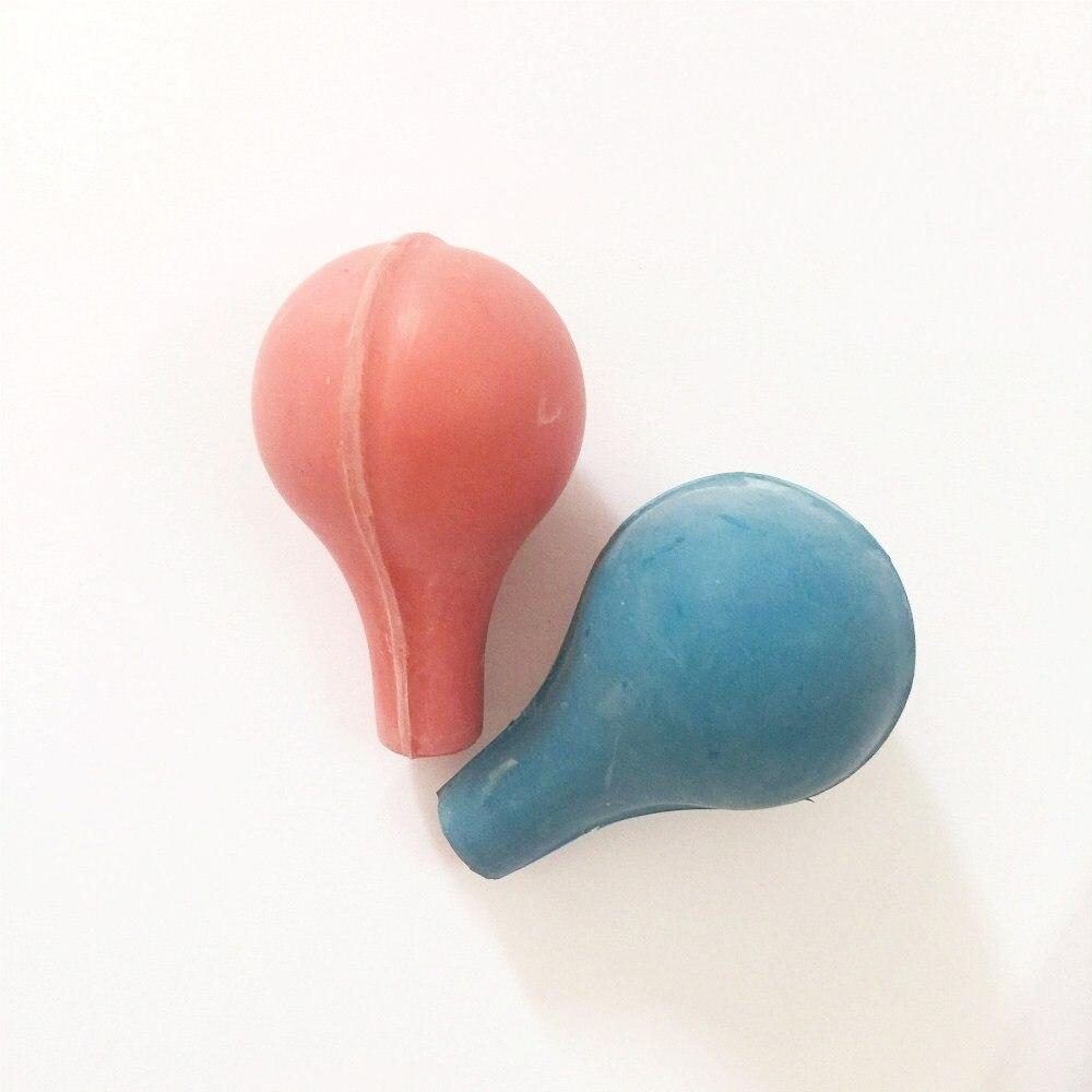 Laboratory Rubber Suction Ball Water Pipette Ball Suitable For 5ml /10ml Blue Red Rubber Suction Bulb For Glass Pipette 5ml-10ml