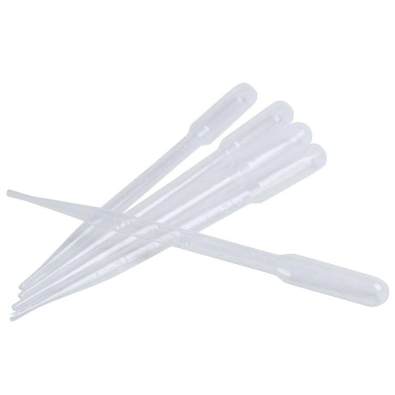 5 Pcs 3ML Capacity Lab Laboratory Clear Pipettes Droppers 6.1" Long