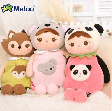 Cartoon School Bags Kids Doll Plush Toy Satchel Children Shoulder Bag for Kindergarten Angela Rabbit Girl Backpack Metoo Doll
