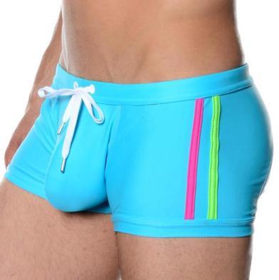 Brand Sexy Men Swimwear Men's Swimsuits Surf Board Beach Wear Man Swimming Trunks Boxer Shorts Swim Suits Gay Pouch size XL