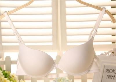 Fashion bra spring and summer seamless sexy front button bra push up underwear buckle female small chest bra
