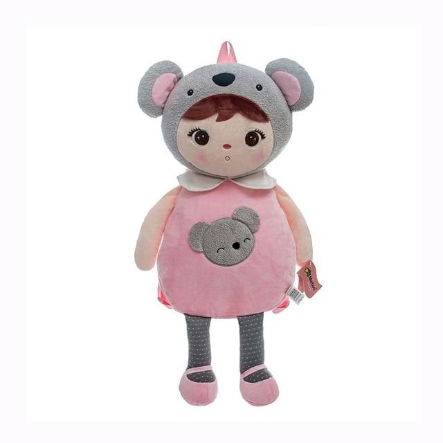 Cartoon School Bags Kids Doll Plush Toy Satchel Children Shoulder Bag for Kindergarten Angela Rabbit Girl Backpack Metoo Doll