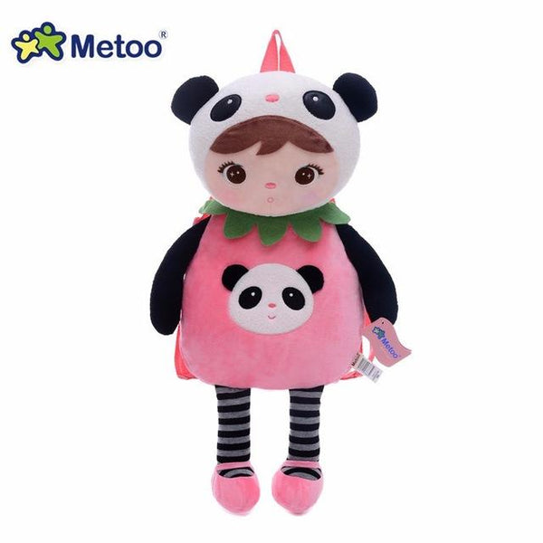 Cartoon School Bags Kids Doll Plush Toy Satchel Children Shoulder Bag for Kindergarten Angela Rabbit Girl Backpack Metoo Doll