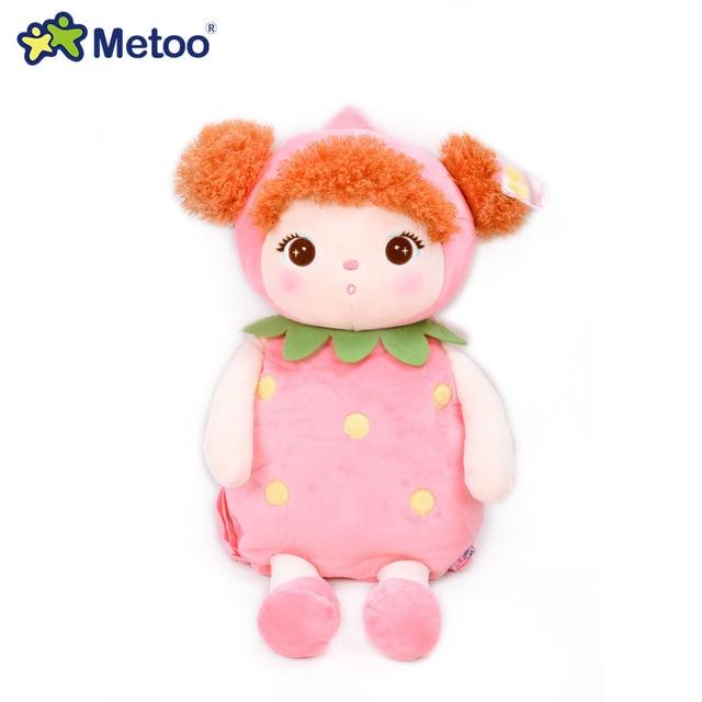 Cartoon School Bags Kids Doll Plush Toy Satchel Children Shoulder Bag for Kindergarten Angela Rabbit Girl Backpack Metoo Doll