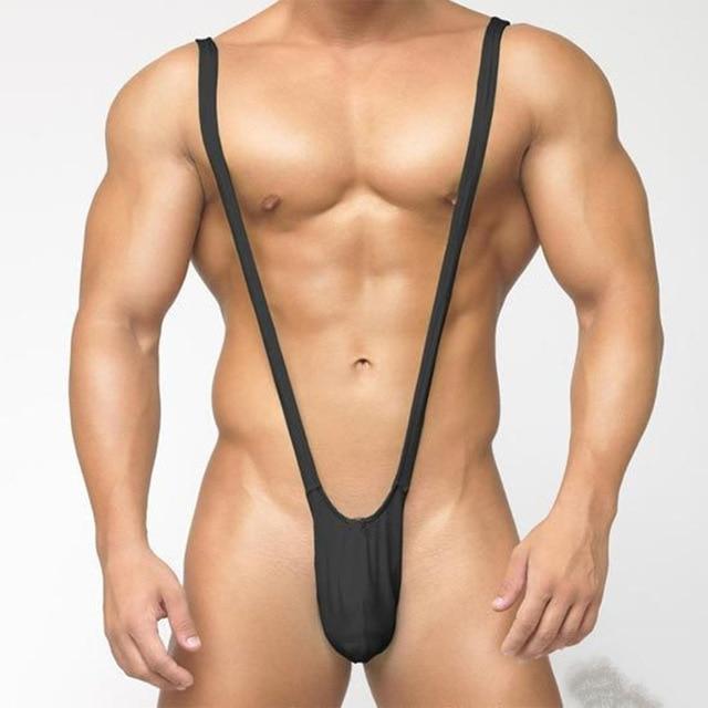 Sexy Siamese Men's Swimwear  Beach Board shorts trunks V shape Thong Swimsuits Bathing Suits Men Swimming Boxer Surf Wear Gay
