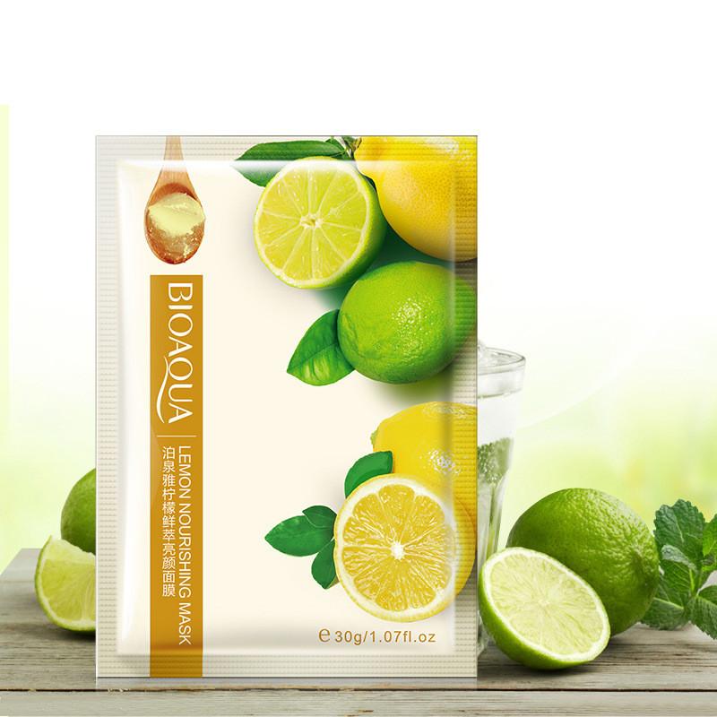 BIOAQUA Natural Facial Mask Wrapped Mask Moisturizing Oil Control Shrink Pores Brighten Face Mask Skin Care
