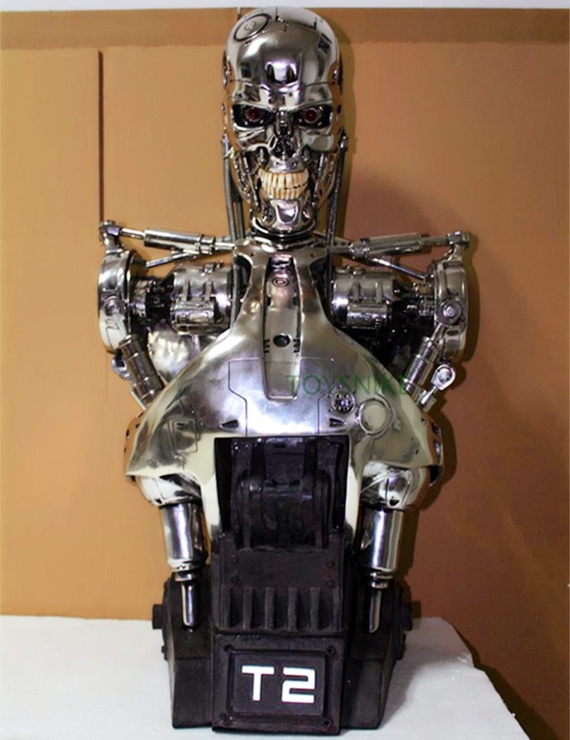Orgrimmar OGRM 1: 1 Resin Terminator T2 T800 bust figure statue skeleton in stock now T2 half-length photo or portrait WU569