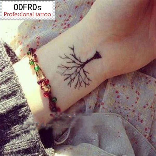 waterproof temporary tattoo tatoo henna fake flash tattoo stickers Taty tatto tatuagem tattoos tatuajes tree grows up SYA065