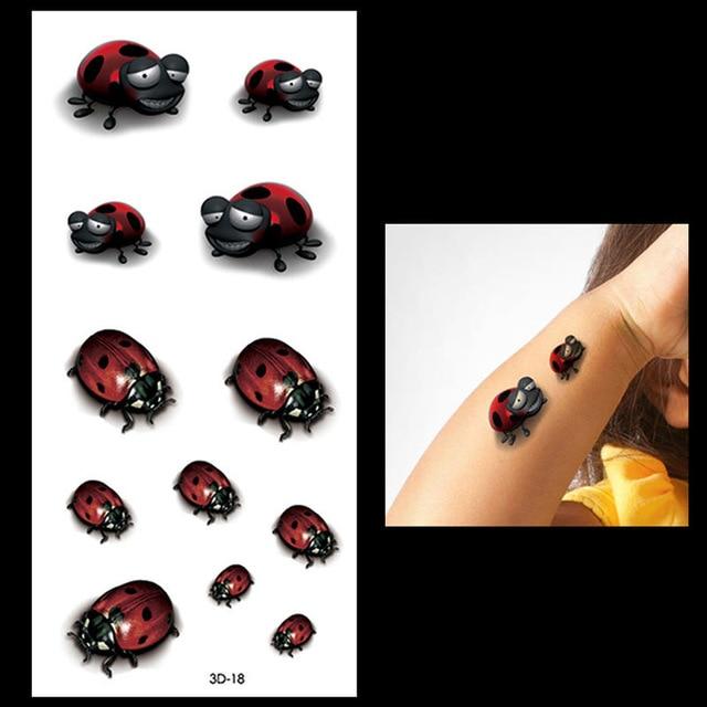 New 1PC Fashion Women Men Waterproof Temporary Tattoo Removable Simulation Vivid Body Art 3D-14 Scorpion Defiler Halloween