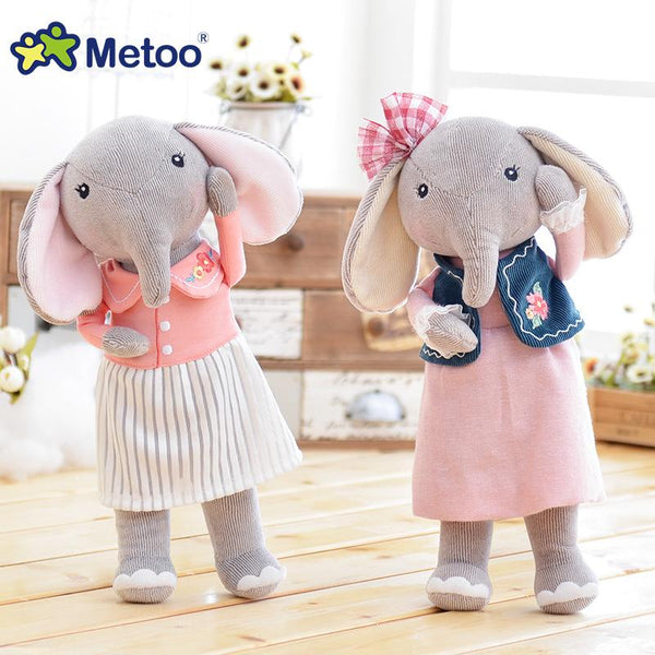 30cm Kawaii Stuffed Baby Kids Toys for Girls Birthday Christmas Gift Plush Sweet Cute Lovely 12.5 Inch Elephant Metoo Doll