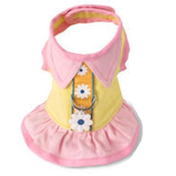 Pet Dog Harness Chest Vest Embroidered Skirt Puppy Cat Chest Rope High Quality Small Chests Strap For Teddy
