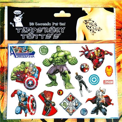 SHNAPIGN Amazing Spidey Child Boy Temporary Tattoo Body Art Flash Tattoo Stickers 17*10cm Waterproof Fake Styling Wall Sticker