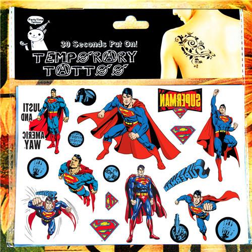 SHNAPIGN Amazing Spidey Child Boy Temporary Tattoo Body Art Flash Tattoo Stickers 17*10cm Waterproof Fake Styling Wall Sticker