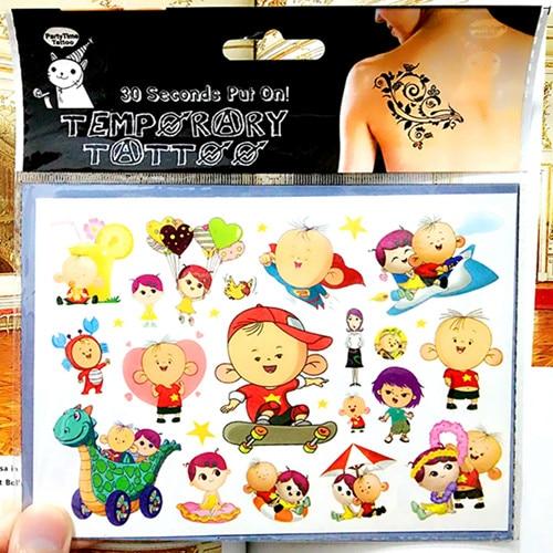 SHNAPIGN Pokemon Go Child Temporary Body Art Flash Tattoo Sticker 10*17cm Waterproof Henna Fake Tato Car Styling Sticker