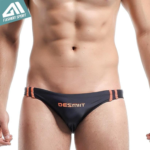 DESMIIT Men's Bikini Beach Swimming Brief New Summer Men's Swimwear Low Waist Diving Swimsuit for Men DT31 Dropshipping