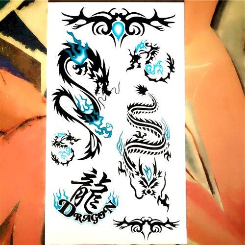 Nu-TATY Chinese  I LoveYou Temporary Tattoo Body Art Arm Flash Tattoo Stickers 17*10cm Waterproof Fake Henna Painless Tattoo