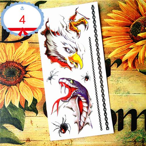 Nu-TATY Scorpion King 3d Temporary Tattoo Body Art Flash Tattoo Sticker 19*9cm Waterproof Fake Tatoo Home Decor Wall Sticker