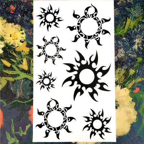 Nu-TATY Nu Era Matrix Barcode Temporary Tattoo Body Art Flash Tattoo Sticker 17*10cm Waterproof Henna Tatoo Selfie Wall Sticker