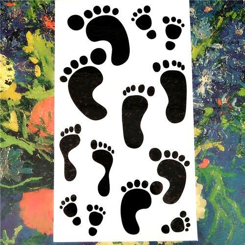 Nu-TATY Nu Era Matrix Barcode Temporary Tattoo Body Art Flash Tattoo Sticker 17*10cm Waterproof Henna Tatoo Selfie Wall Sticker