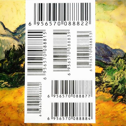 Nu-TATY Nu Era Matrix Barcode Temporary Tattoo Body Art Flash Tattoo Sticker 17*10cm Waterproof Henna Tatoo Selfie Wall Sticker