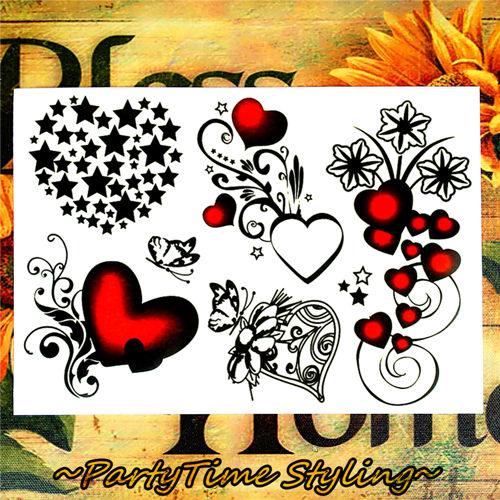 Nu-TATY Sexy Red Lips Temporary Tattoo Body Art Flash Tattoo Stickers 17*10cm Waterproof Fake Tatoo Car Styling Wall Sticker