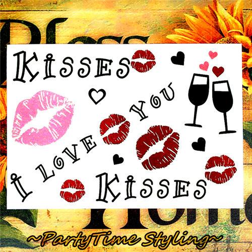 Nu-TATY Sexy Red Lips Temporary Tattoo Body Art Flash Tattoo Stickers 17*10cm Waterproof Fake Tatoo Car Styling Wall Sticker