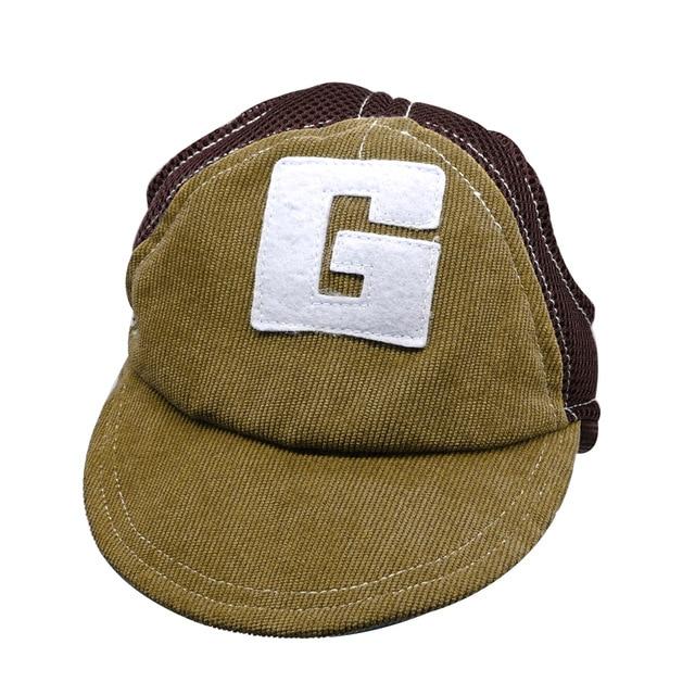 Didog Mesh Dog Sun Hat Fashion Baseball Cap Breathable Sport Hats With Ear Holes Fot Pets Outdoor Summer Headwear Accessories