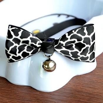 Lacontrie Hot Sales Multi Colors Lovely Bow Cats Dog Tie Dogs Bowtie Collar Pet Supplies Bell Necktie Collar 1Pcs