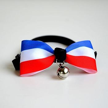 Lacontrie Hot Sales Multi Colors Lovely Bow Cats Dog Tie Dogs Bowtie Collar Pet Supplies Bell Necktie Collar 1Pcs