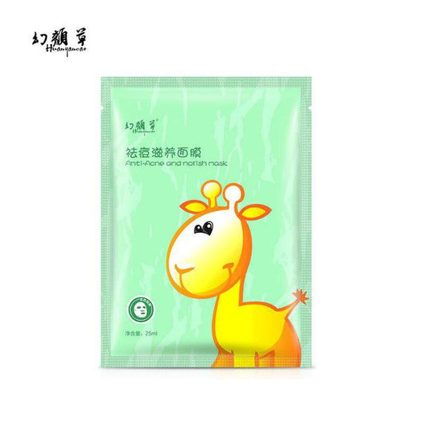 New Arrival Lovely Brighten Face Facial Mask with Animal Picture Fresh Anti-Acne Face Mask Moisturizing Oil Control Hydrating