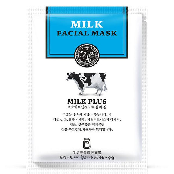 Han Chan Facial Mask Skin care Natto/Goat Milk Moisturizing Facial Mask Silk Mask Anti Wrinkle Whitening Nourishing Facial Mask