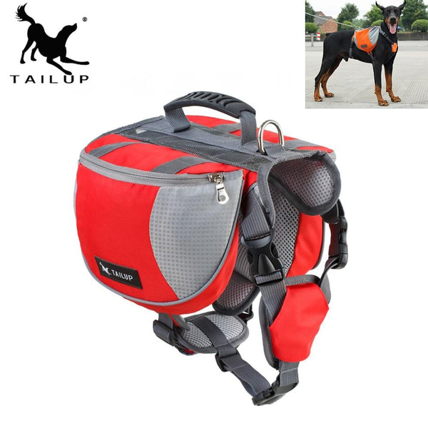 [TAILUP] Dog Harness K9 for Large Dogs Harness Pet Vest Outdoor Puppy Small Dog Leads Accessories Carrier Backpack py0025