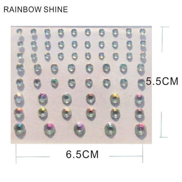 FG01 make up Face gems sticker gift ideas for Dance Punk and having Face Rocks Fun