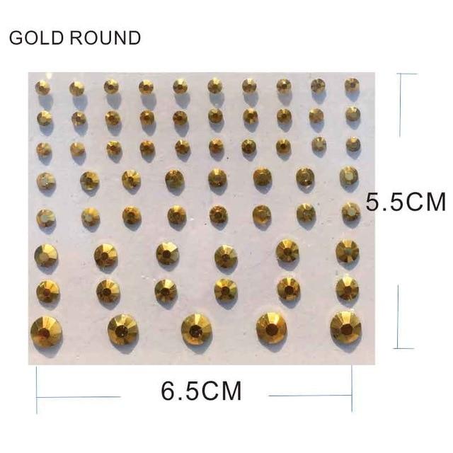 FG01 make up Face gems sticker gift ideas for Dance Punk and having Face Rocks Fun